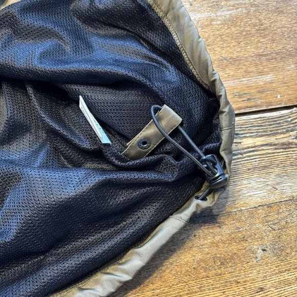 Vtg Outer Boundary Vest Mens Large Olive Green Outdoor Sleeveless Windbreaker - Picture 12 of 13